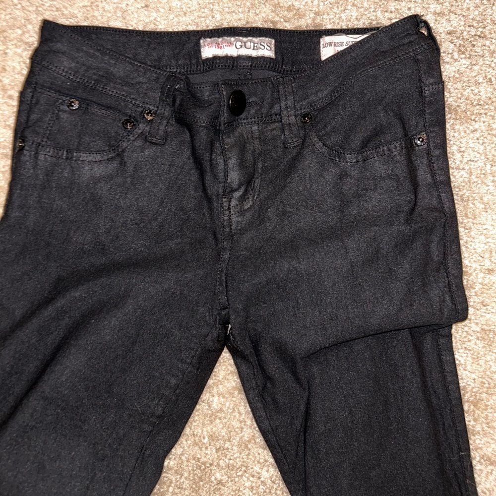 Black guess skinny jeans